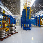 Полуавтоматическая линия для обезжиривания и нанесения покрытий